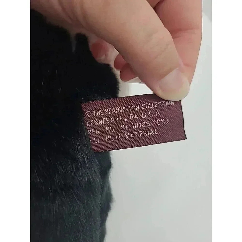 Vintage The Bearington Collection Plush Panda Bear Stuffed Animal Super Soft - Picture 5 of 6